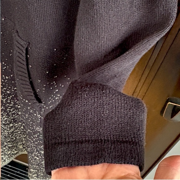 NWT Torrid Hoodie Sweater Dress Black Gold Ombré Size 3X - Picture 9 of 11